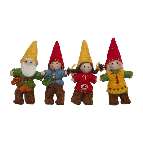 PAPOOSE TOYS - Gnome Family - Set of 4