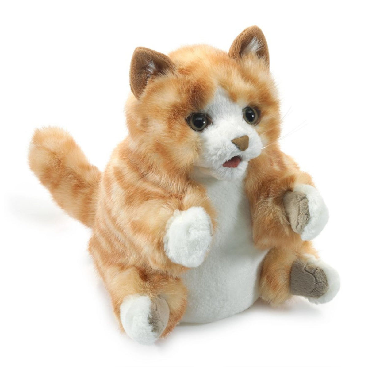 FOLKMANIS PUPPETS - Orange Tabby Kitten Puppet – Home With Kids