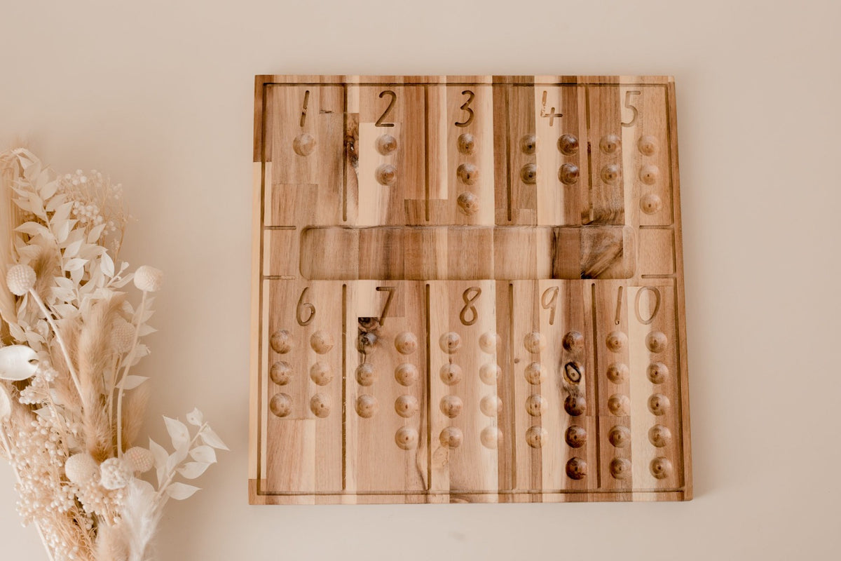 QTOYS - Natural Counting Board – Home With Kids